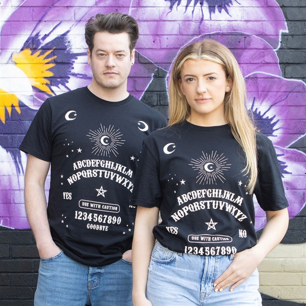 Black Talking Board Unisex T-shirt Size L