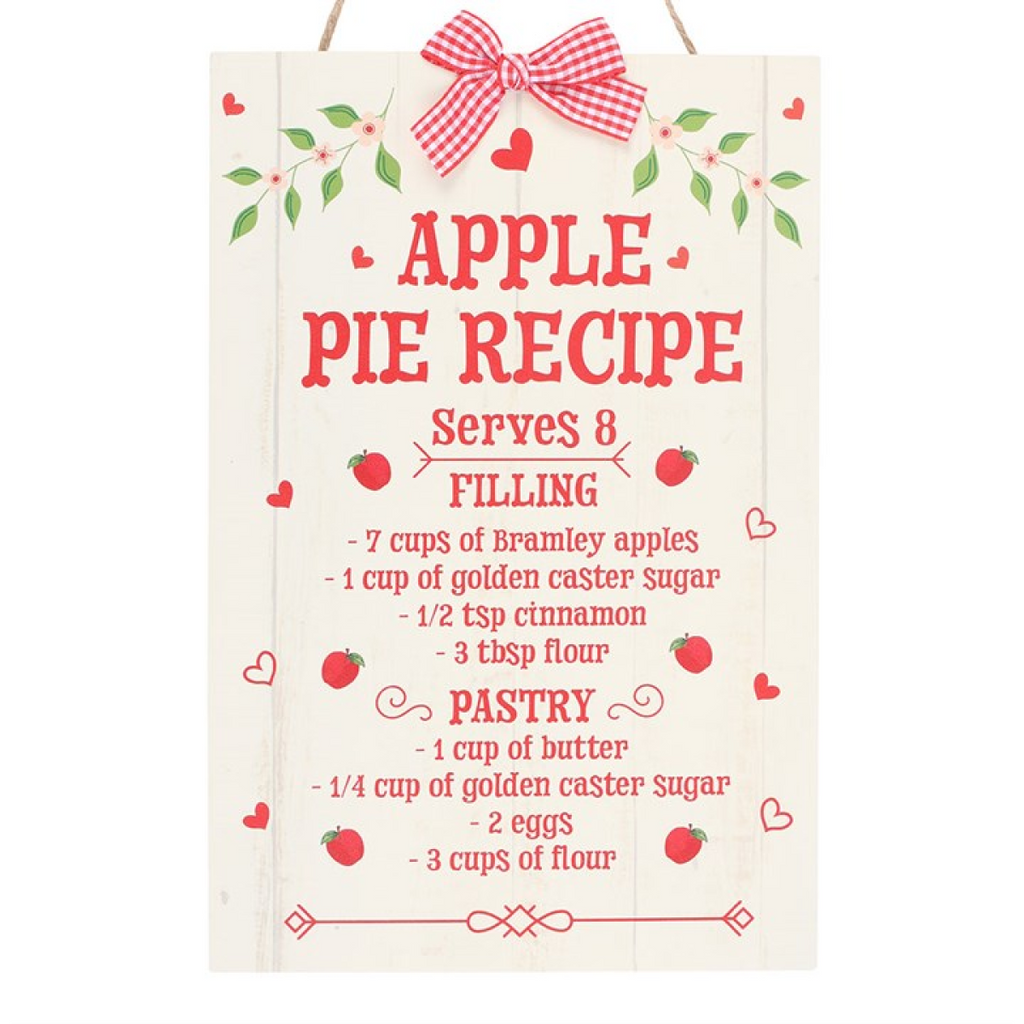 Autumn Skies & Apple Pies Hanging Sign