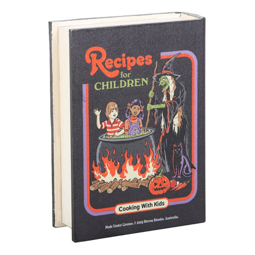 Recipes for Children Book Shaped Storage Box by Steven Rhodes