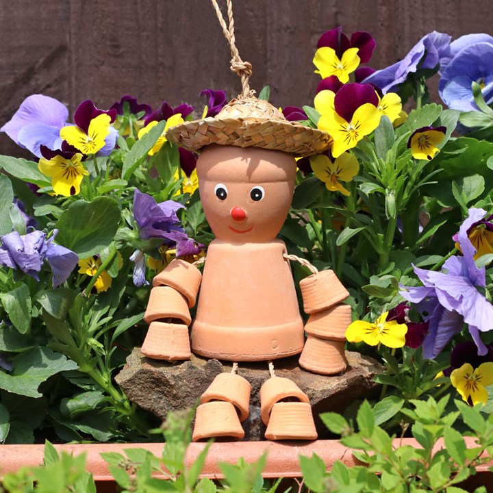*Small Terracotta Pot Man (36/72)