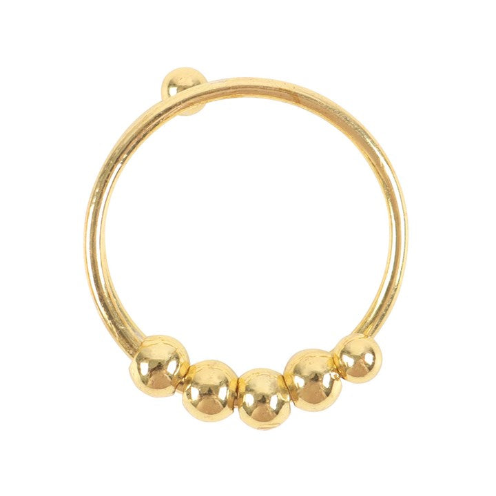 *Gold Tone Anti-Anxiety Metal Fidget Ring (20/40)