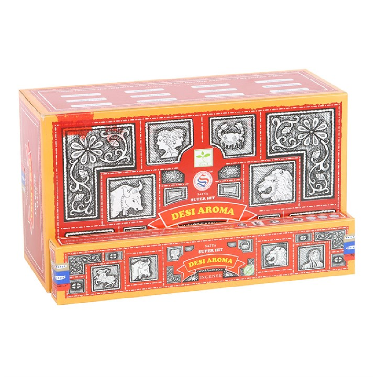 Set of 12 Satya Superhit Desi Aroma Incense 15g (12/50)